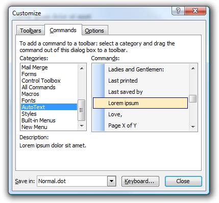 where is autotext in outlook 2013