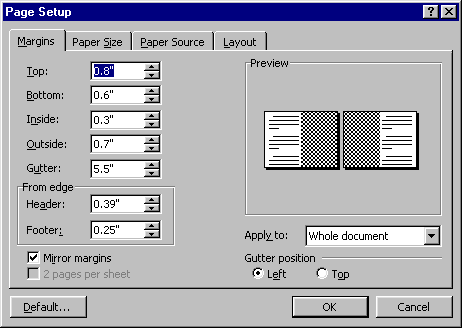 printing booklet on word 2010